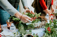 GHW // Holiday Wreath Workshop with Blush and Bloom